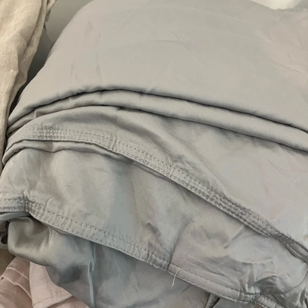Quince Bamboo Duvet King/Cal King Light Grey